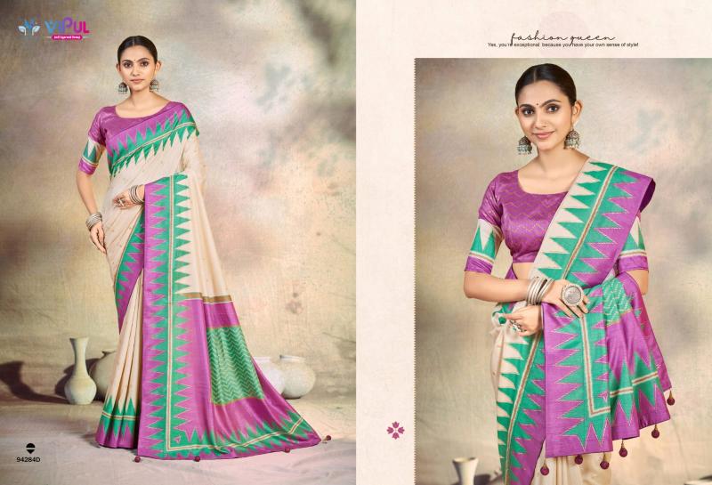 Vipul tatvam silk vol 02 saree wholesale clothes